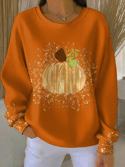 Annabelle | Women's Pumpkin Graphic Crewneck Sweatshirt