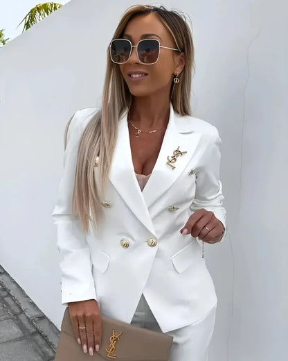 Charlotte | Women's Double Breasted Tailored Suit Set