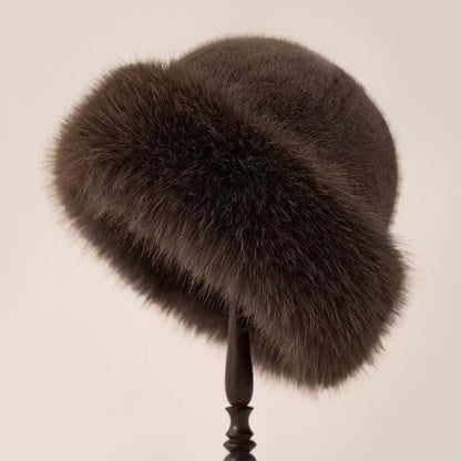 Elegant Brimless Winter Hat for Women | Elara