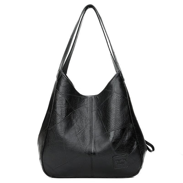 Classic vintage structured leather handbag for women | Carmen