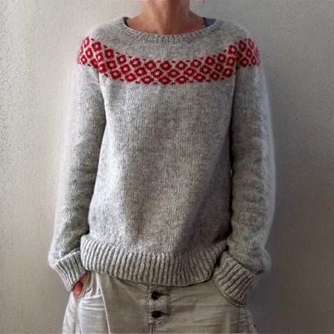 Cosy oversized knit sweater for women | Augustine