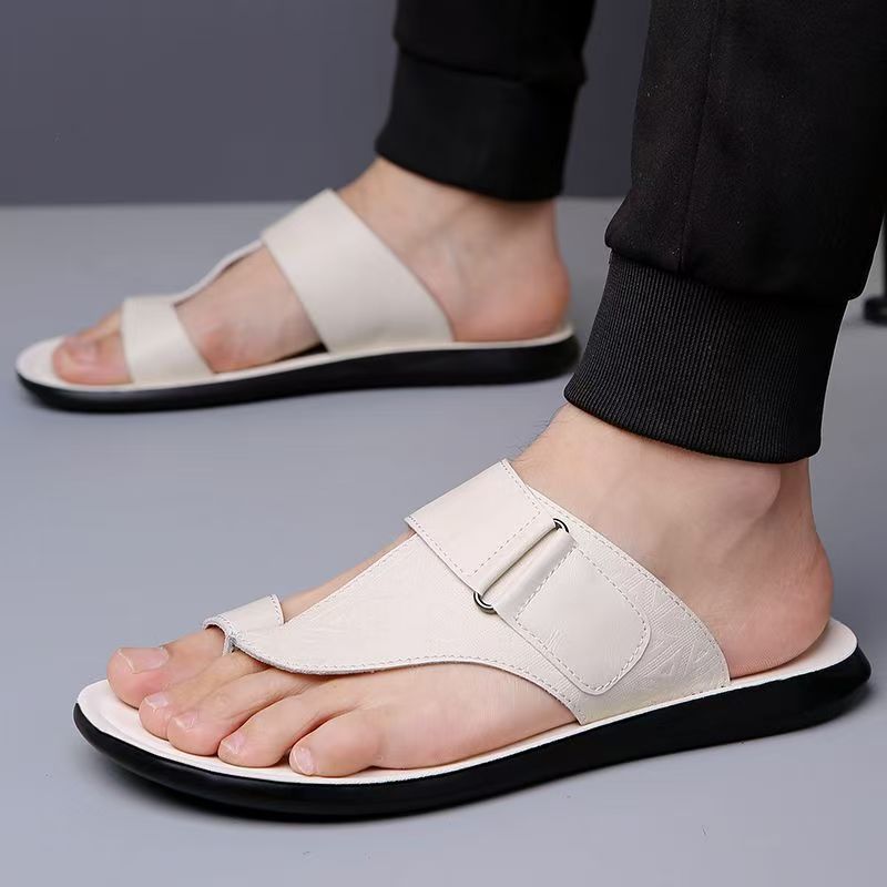 Classic leather everyday summer sandals for men | Ashmere