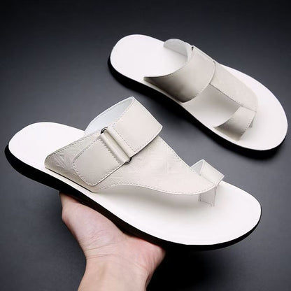Classic leather everyday summer sandals for men | Ashmere
